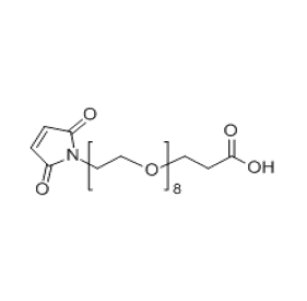 Mal-PEG8-COOH,马来酰亚胺-聚乙二醇8-羧基