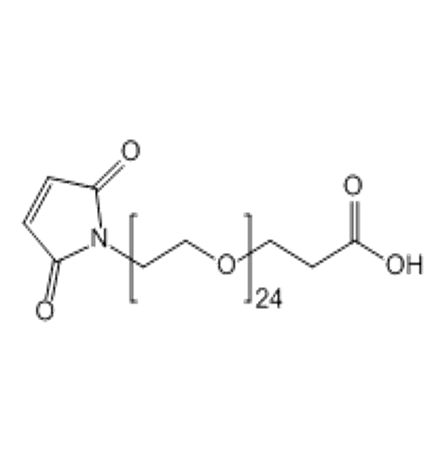 Mal-PEG24-COOH,马来酰亚胺-聚乙二醇24-羧基
