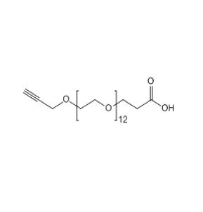 Alkyne-PEG13-COOH,炔基-聚乙二醇13-羧基